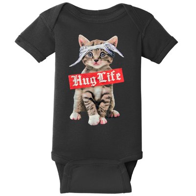 Hug Life Kitty Cat Hug Kitten Baby Bodysuit