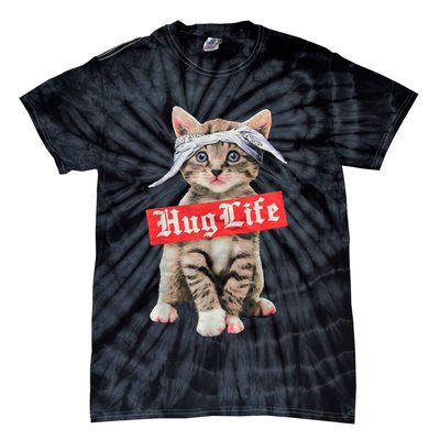 Hug Life Kitty Cat Hug Kitten Tie-Dye T-Shirt