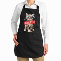 Hug Life Kitty Cat Hug Kitten Full-Length Apron With Pockets