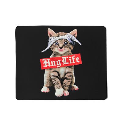 Hug Life Kitty Cat Hug Kitten Mousepad