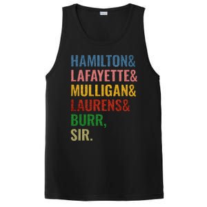 Hamilton Laurens Lafayette Mulligan Burr Sir PosiCharge Competitor Tank