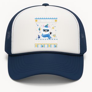 Happy Llamakkah Llama Ugly Hanukkah Sweater: Spread Holiday Joy With Festive Jew Trucker Hat