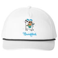 Hanukkah Llamakah Llama Sloth Happy Hanukkah Chanukah Snapback Five-Panel Rope Hat