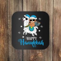 Hanukkah Llamakah Llama Sloth Happy Hanukkah Chanukah Coaster