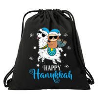 Hanukkah Llamakah Llama Sloth Happy Hanukkah Chanukah Drawstring Bag