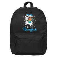 Hanukkah Llamakah Llama Sloth Happy Hanukkah Chanukah 16 in Basic Backpack