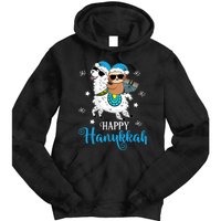 Hanukkah Llamakah Llama Sloth Happy Hanukkah Chanukah Tie Dye Hoodie