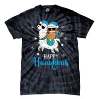 Hanukkah Llamakah Llama Sloth Happy Hanukkah Chanukah Tie-Dye T-Shirt