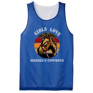 Horse Lovers  Love Horses And Cow Western Lover Gift Mesh Reversible Basketball Jersey Tank