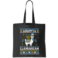 Happy Llamakkah Llama Alpaca Hanukkah Ugly Sweater Chanukah  Bag