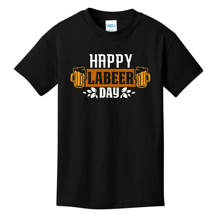 Happy Labeer Labor Day Gift Kids T-Shirt