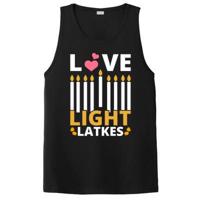 Hanukkah Love Light Latkes Gift PosiCharge Competitor Tank