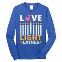 Hanukkah Love Light Latkes Gift Long Sleeve Shirt