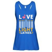 Hanukkah Love Light Latkes Gift Ladies Essential Flowy Tank