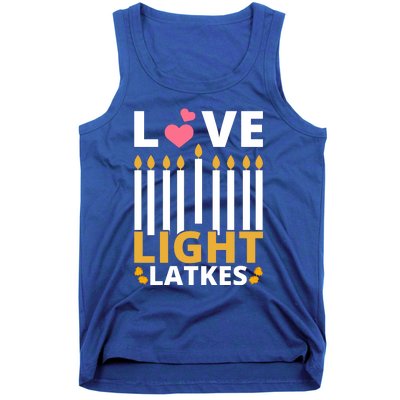 Hanukkah Love Light Latkes Gift Tank Top