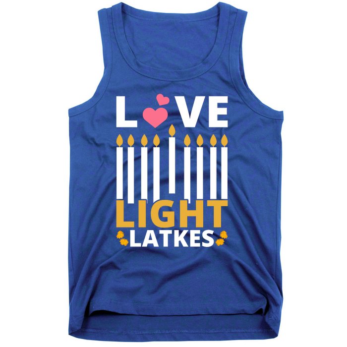 Hanukkah Love Light Latkes Gift Tank Top