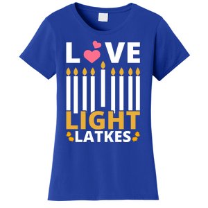 Hanukkah Love Light Latkes Gift Women's T-Shirt