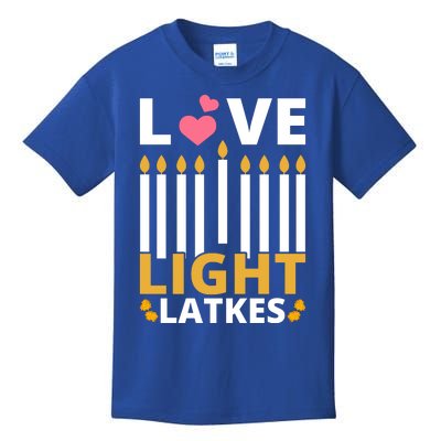 Hanukkah Love Light Latkes Gift Kids T-Shirt