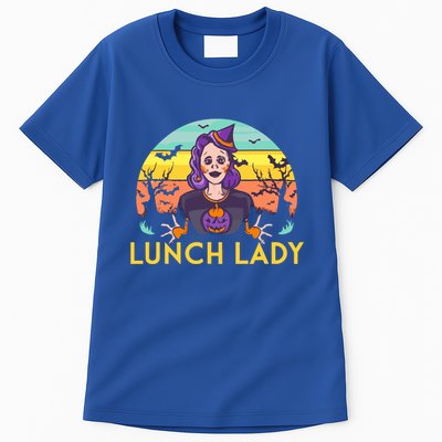 Halloween Lunch Lady Cafeteria Spooky Lunch Lady Halloween Tall T-Shirt