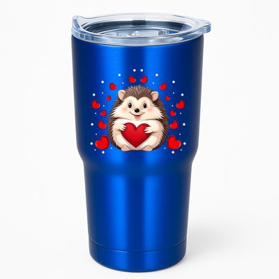 Hedgehog Lover Love Hearts Hedgehog Valentines Day Gift Tumbler