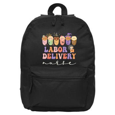 Halloween L&D Labor And Delivery Nurse Party Costume 16 in Basic Backpack