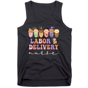 Halloween L&D Labor And Delivery Nurse Party Costume Tank Top