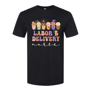 Halloween L&D Labor And Delivery Nurse Party Costume Softstyle CVC T-Shirt