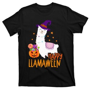 Happy Llamaween LLama Halloween Costume Gift T-Shirt