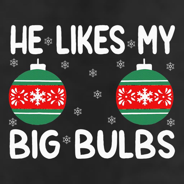 He Likes My Big Bulbs Funny Couples Matching Christmas Adult Drive Performance Visor