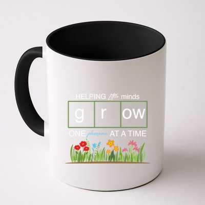 Helping Little Minds Grow Phoneme At A Time Science Coding Cute Gift Coffee Mug