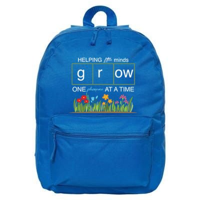 Helping Little Minds Grow Phoneme At A Time Science Coding Cute Gift 16 in Basic Backpack