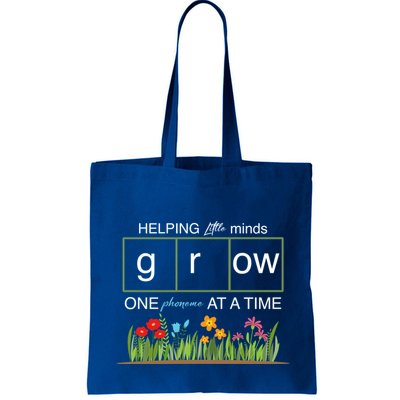 Helping Little Minds Grow Phoneme At A Time Science Coding Cute Gift Tote Bag