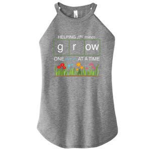 Helping Little Minds Grow Phoneme At A Time Science Coding Cute Gift Women's Perfect Tri Rocker Tank