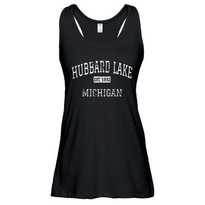 Hubbard Lake Michigan Mi Vintage Ladies Essential Flowy Tank