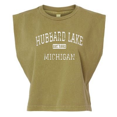 Hubbard Lake Michigan Mi Vintage Garment-Dyed Women's Muscle Tee