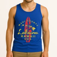 Hawaii Lahaina Maui Vintage Hawaiian Islands Surf Tank Top