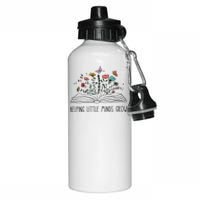 Helping Little Minds Grow Wildflowers Teacher To School Aluminum Water Bottle