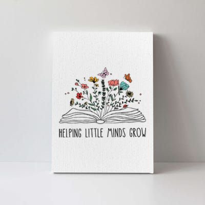 Helping Little Minds Grow Wildflowers Teacher To School Canvas