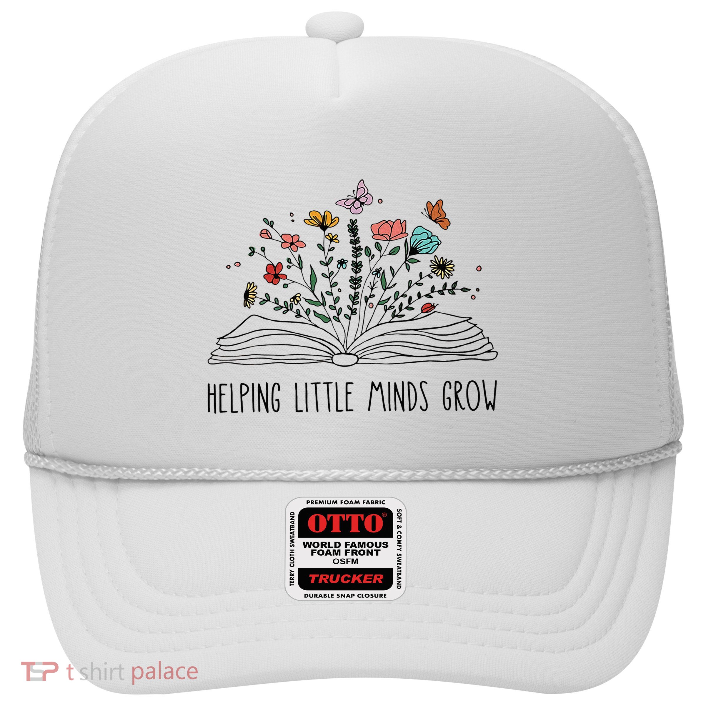 Helping Little Minds Grow Wildflowers Teacher To School Trucker Hat