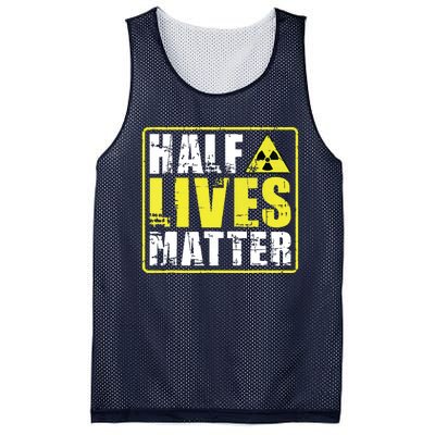 Half Lives Matter Nuclear Engineering Radioactive Symbol Mesh Reversible Basketball Jersey Tank