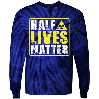 Half Lives Matter Nuclear Engineering Radioactive Symbol Tie-Dye Long Sleeve Shirt