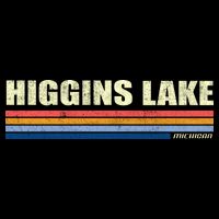 Higgins Lake Michigan Retro Style 1980's Logo Impact Tech Backpack