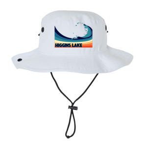 Higgins Lake Michigan Retro Boating Sailing & Fishing Legacy Cool Fit Booney Bucket Hat