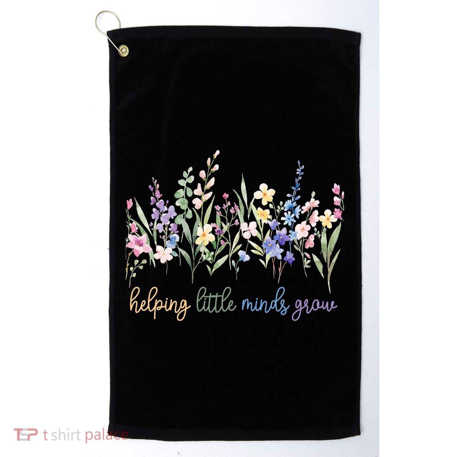 Helping Little Minds Grow Golf Towel