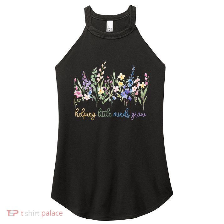 Helping Little Minds Grow Women's Perfect Tri Rocker Tank