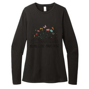 Helping Little Minds Grow Wildflowers Teacher Back To School Womens CVC Long Sleeve Shirt