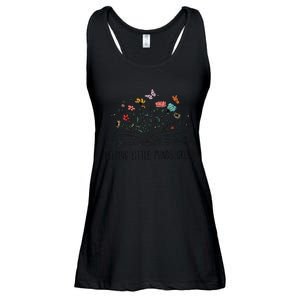 Helping Little Minds Grow Wildflowers Teacher Back To School Ladies Essential Flowy Tank