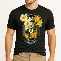 Hawaii Lahaina Maui Floral Cooling Performance Crew T-Shirt