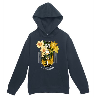 Hawaii Lahaina Maui Floral Urban Pullover Hoodie