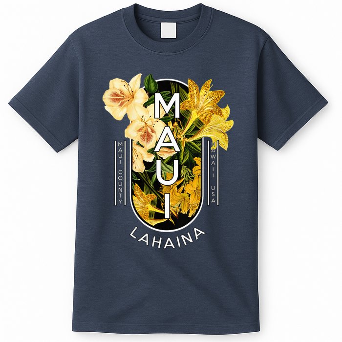 Hawaii Lahaina Maui Floral T-Shirt